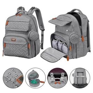 BabbleRoo Diaper Bag Backpack - Travel Backpack, Baby Diaper Bag